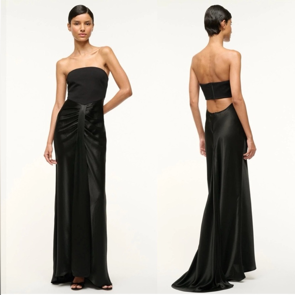 Staud Wayfaring Black Dress
